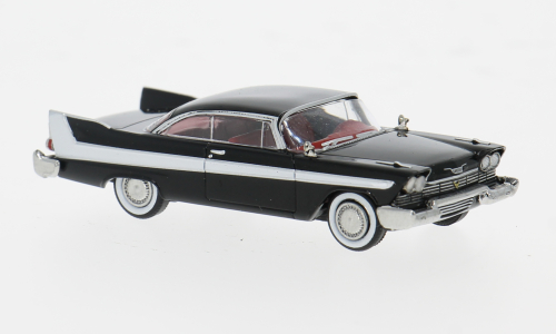 1:87 PLYMOUTH Fury (1958), black/wite - 19680