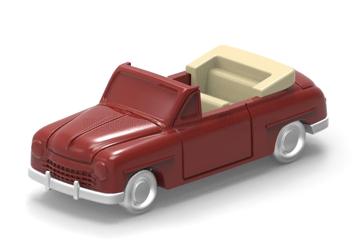 1:76 FIAT 1400 Cabriolet Open (1950), Bordeaux - ART1043B