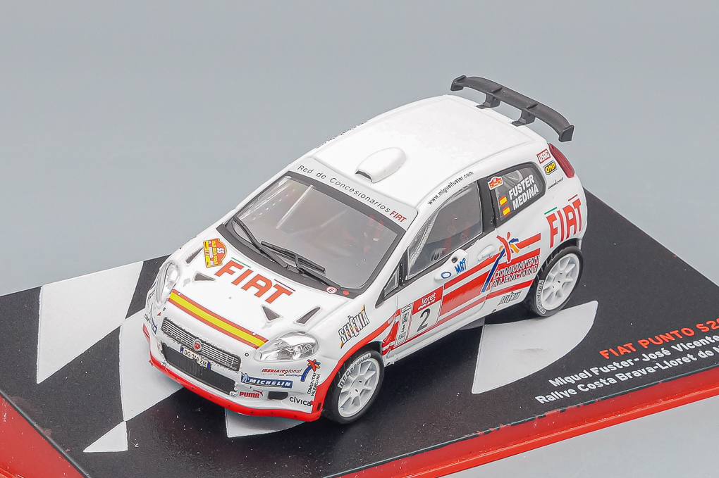 1:43 Fiat Punto S2000, Miquel Fuster - Jose Vicente Medina, Rallye Costa Brava - Lloret de Mar, 2007 - RC054