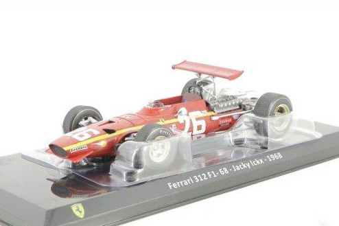 1:24 FERRARI 312 F1-68 - 1968 - Jacky ICKX, Les Grandes Ferrari F1 Mythe et Passion - M1080-35