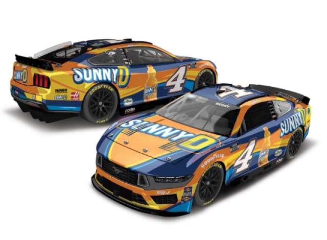 1:64 Ford Mustang #4 Josh Berry *Sunny D* orange/blue 2024 - CX42465SNDJP