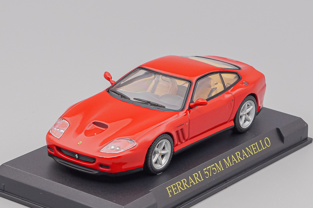 1:43 (Б/У) FERRARI 575M Maranello, Ferrari Collection 14, red - FC014-X4