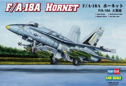 1:48 Сборная модель Самолет F-18A HORNET - 80320