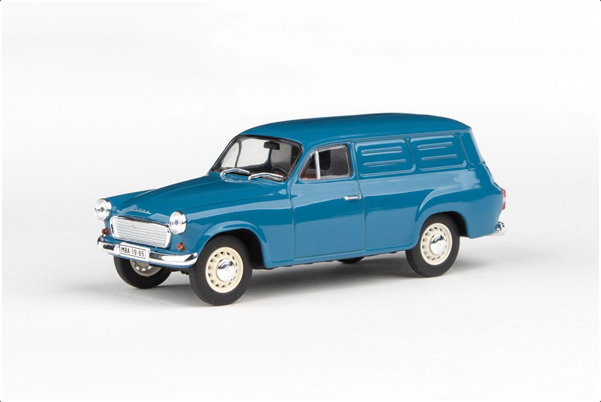 1:43 SKODA 1202 Dodavka (1965), blue-grey - 729MN
