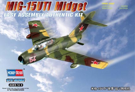 1:72 Сборная модель Самолет MIG-15 UTI Midget - 80262
