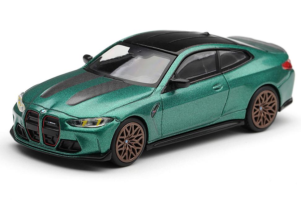 1:64 BMW M4 (G82) CS Frozen Isle of Man (2024), green metallic - MGT01328-BL