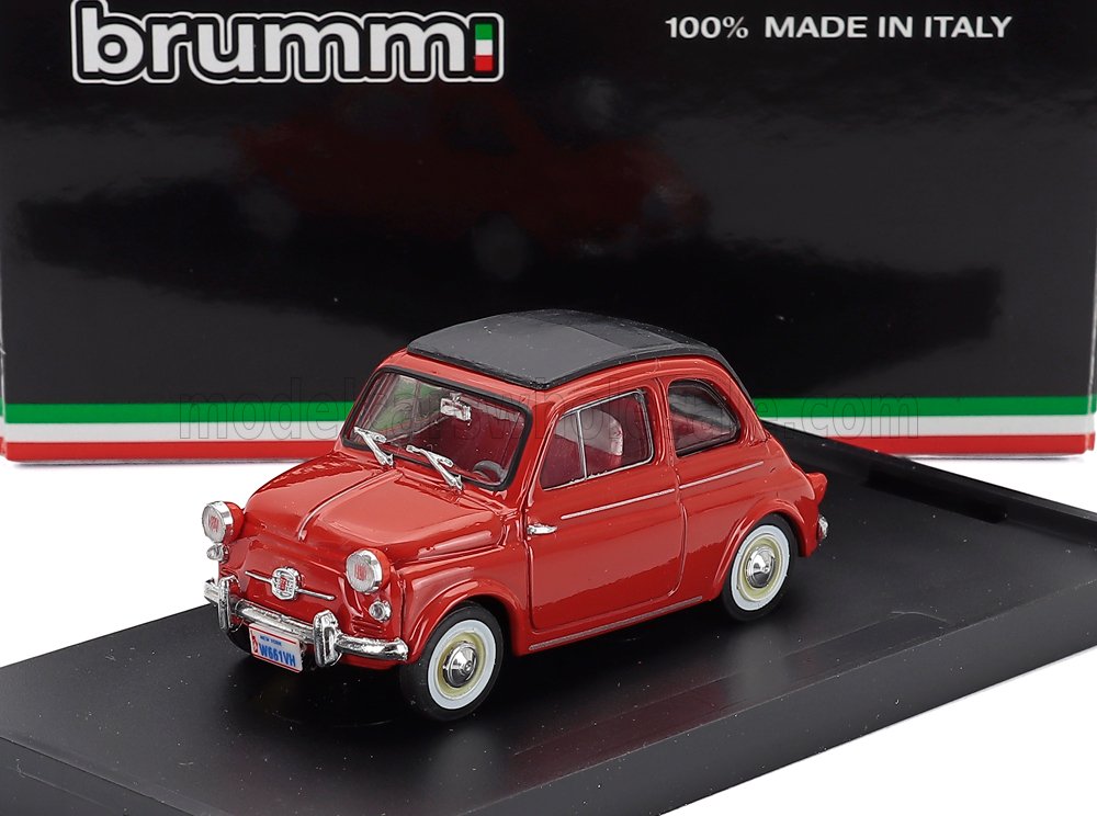 1:43 FIAT 500 Nuova Closed (1958), Rosso - Red - R377-02-UPD-2026