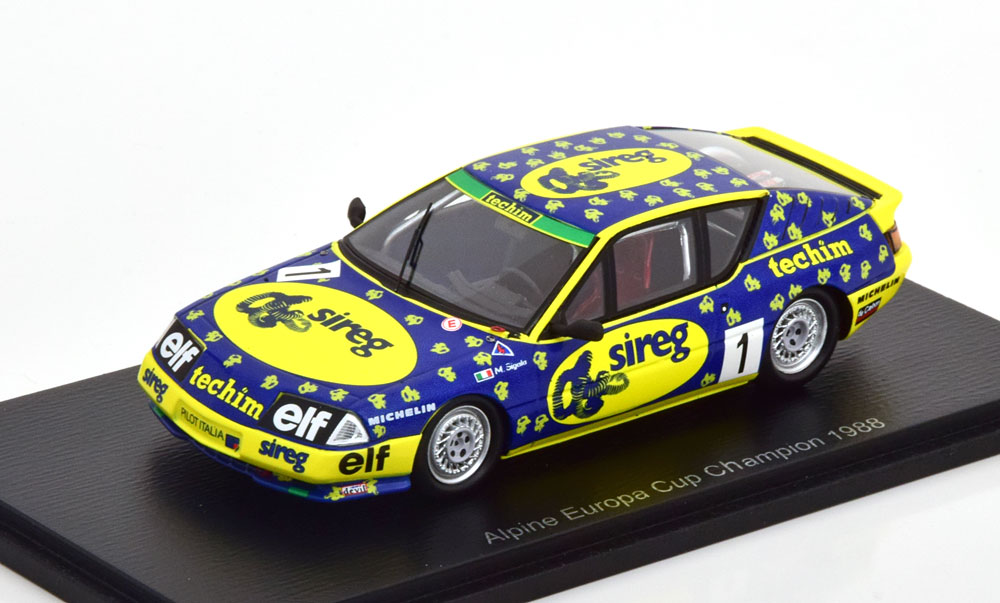 1:43 ALPINE V6 Turbo Europe Cup Champion, Sigala (1988) - S7333