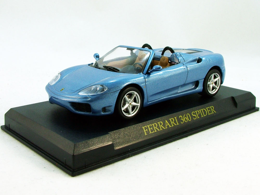 1:43 FERRARI 360 Spider, Ferrari Collection 24, blue - FC024