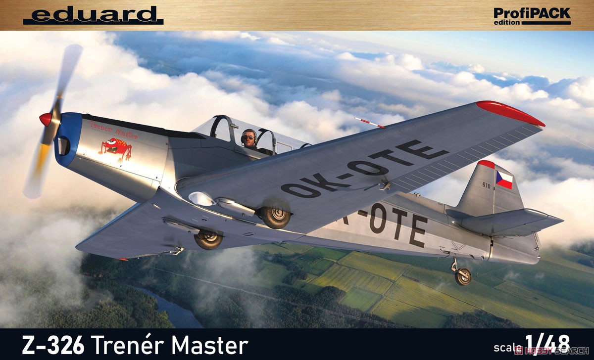 1:48 Сборная модель Zlín Z-326/C-305 Trenér Master ProfiPACK - 82183