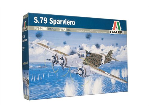 1:72 Сборная модель Самолет S.79 Sparviero - 1290