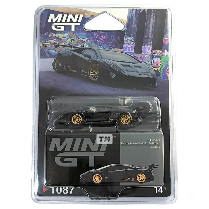 1:64 LAMBORGHINI Aventador LB-Works Limited Edition (2025), matte black - MGT01087BL