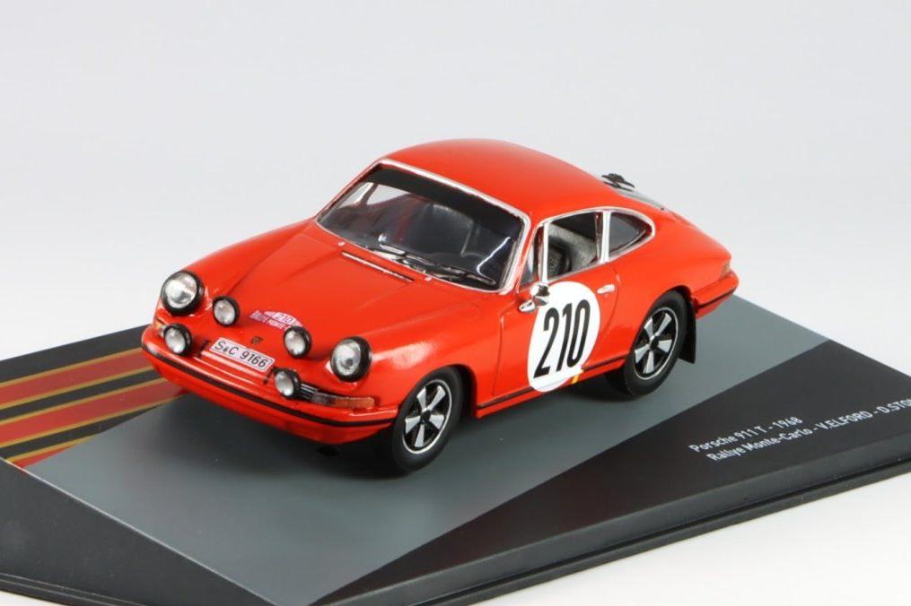 1:43 PORSCHE 911T #210 Rallye Monte-Carlo V.Elford/D.Stone (1968), red - POR059