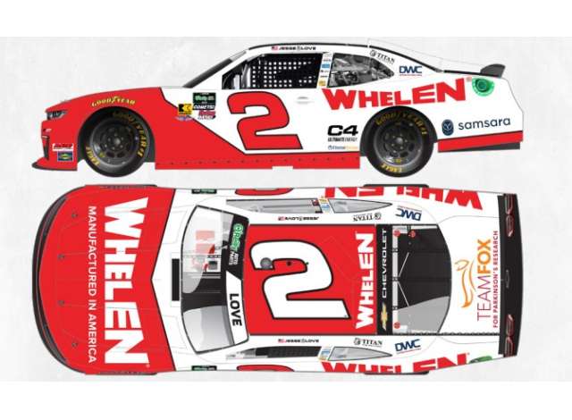 1:64 Chevrolet #2 Jesse Love *Whelen* red/white 2026 - NX22665WHEJZ