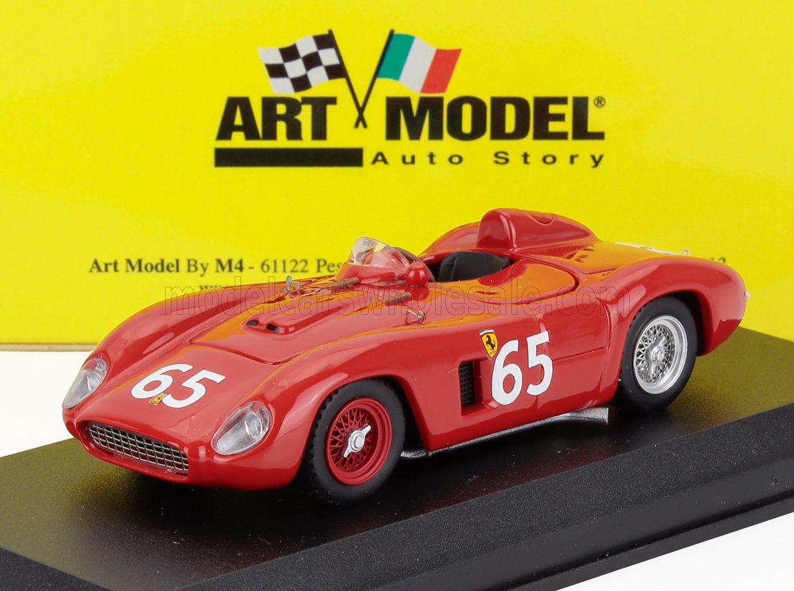 1:43 FERRARI 500tr S/n.0652 №451 4th Monza Supercortemaggiore Gp (1956) Olivier Gendebien - Alfonso De Portago -, Red - 050/2