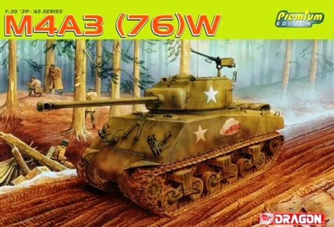 1:35 Сборная модель Sherman M4A3(76)W (PREMIUM) - 6325