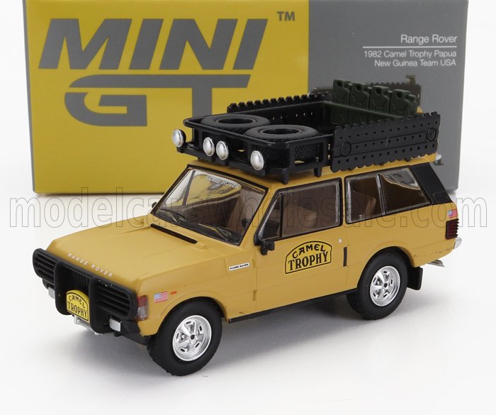 1:64 LAND ROVER Range Rover №0 Rally Camel Trophy Papua New Guinea (1982), Yellow - MGT00509-L