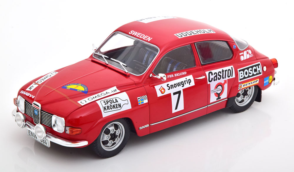 1:18 SAAB 96 V4 #7 Rally Sweden Eklund/Carlsson (1973) - 18RMC086B