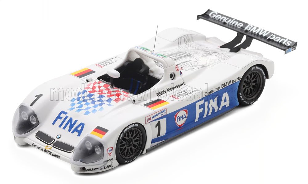 1:43 BMW S70 6.0L V12 LM TEAM FINA №1 24h Le Mans (1998) Hans-Joachim Stuck - Tom Kristensen - Steve Soper - S8470