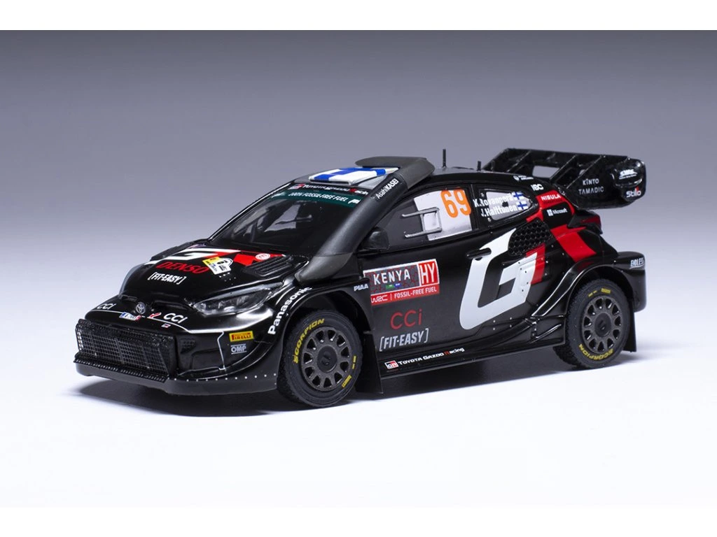 1:43 TOYOTA Yaris Rally 1 №69 WRC, Safari Rallye Kenia Rovanperä/Halttunen (2024) - RAM937A