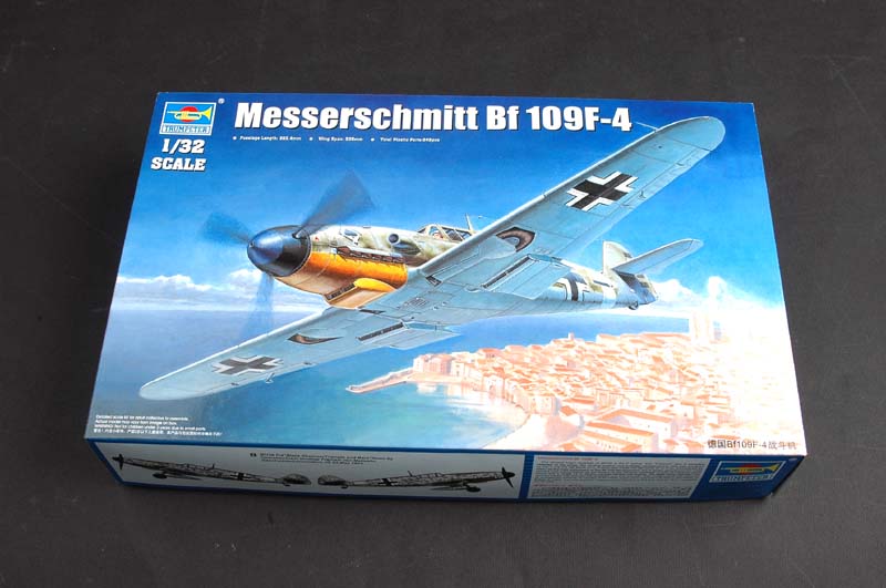 1:32 Сборная модель Немецкий истребитель Messerschmitt BF.109 F-4 - 02292