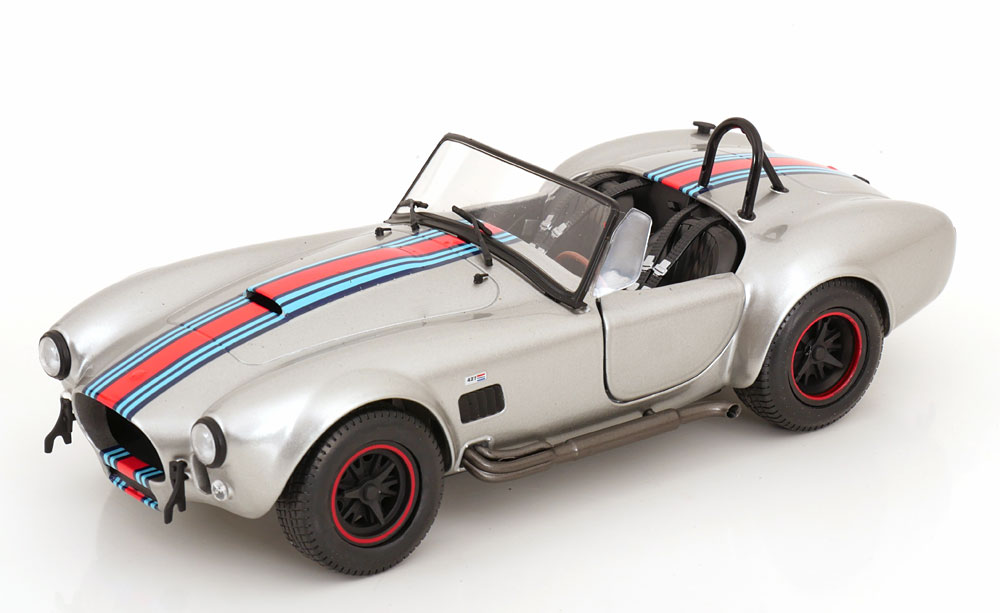 1:18 SHELBY Cobra 427 MK2 Roadster (1965), silver / grey metallic - S1804913