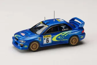1:64 SUBARU Impreza WRC #6 Monte Carlo (1999), blue/yellow - HJR645041B