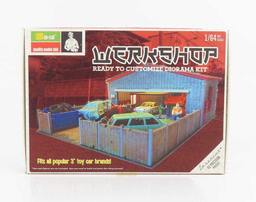 1:64 Сборная модель Diorama Kit Workshop - SJO-WORKSHOP