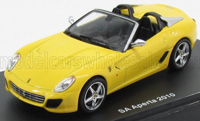1:43 FERRARI Sa Aperta Spider Cabriolet (2010), Yellow - FERGTCOLL011