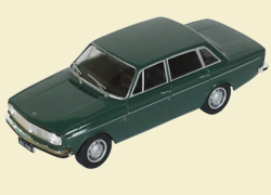 1:43 VOLVO 144, Kultowe Auta 153, темно-зеленый - kul153