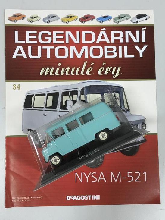 1:43 NYSA M521, Legendarni automobily minule ery 34 - LAME034