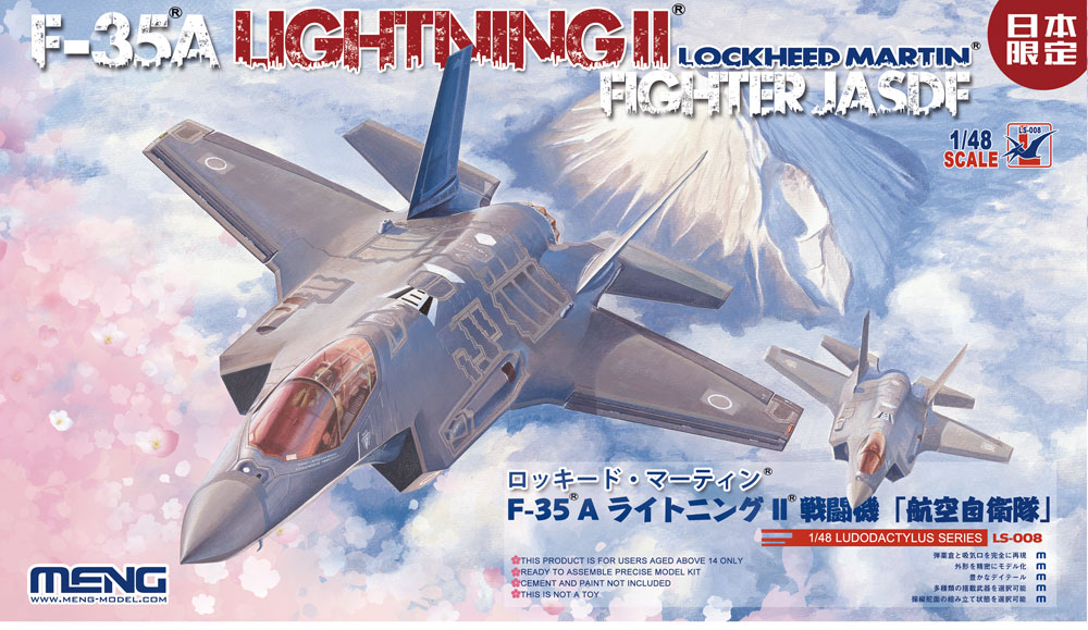 1:48 Сборная модель Lockheed Martin F-35A Lightning II Fighter JASDF - LS-008