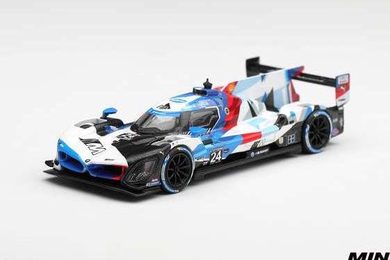 1:64 BMW M Hybrid V8 GTP #24 LHD BMW M Team RLL Daytona 24 hrs (2024), white / blue / red - MGT01326-L