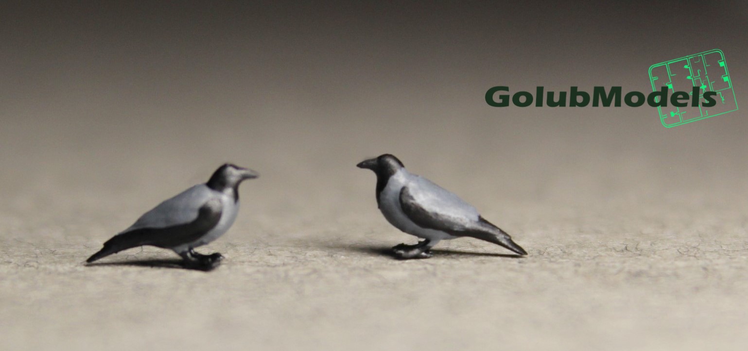 1:43 Ворона (комплект 2 шт) - 3009