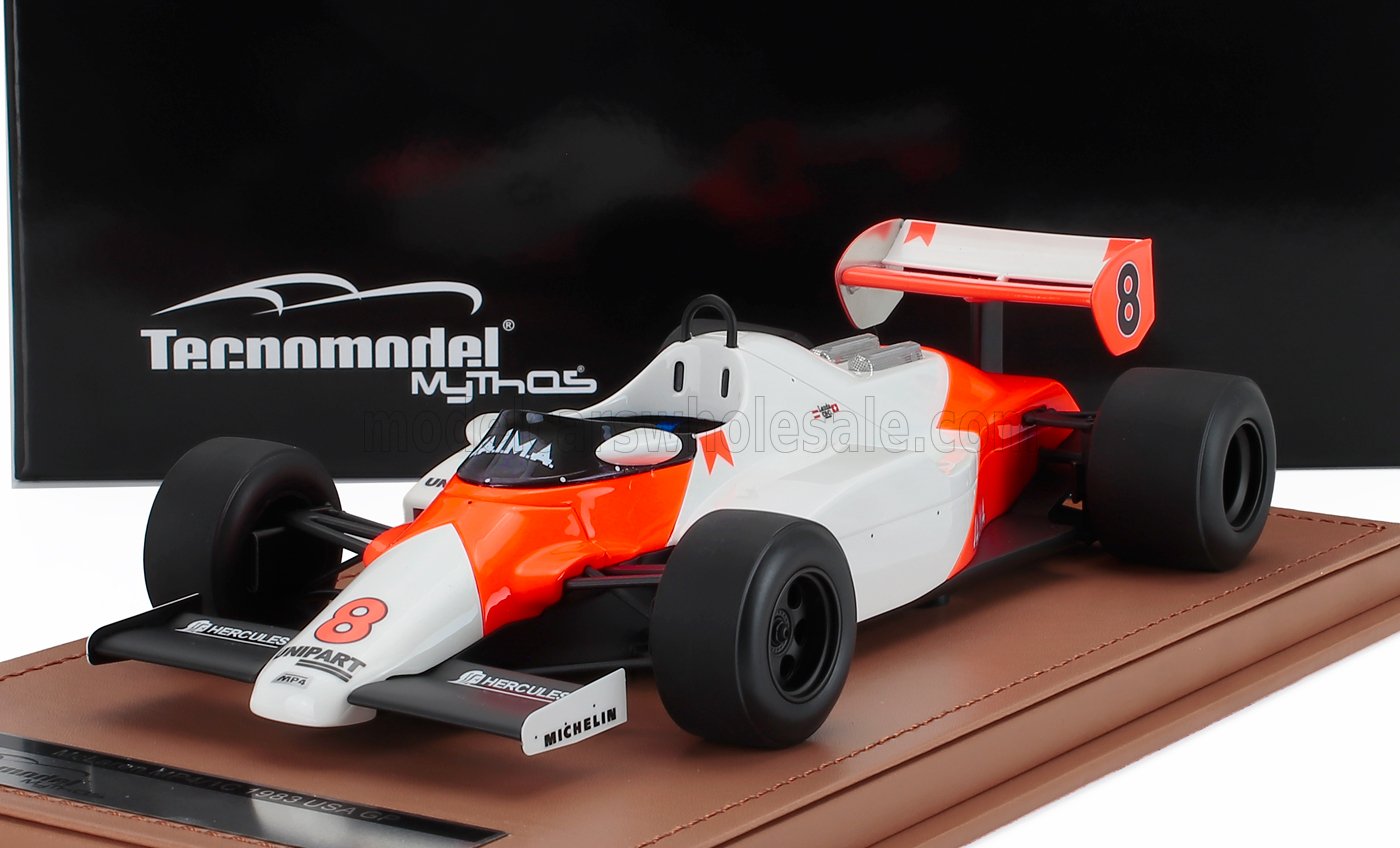 1:18 McLAREN F1 Mp4/1c №8 Usa Long Beach Gp Niki Lauda(1983), White Red - TM18-385B