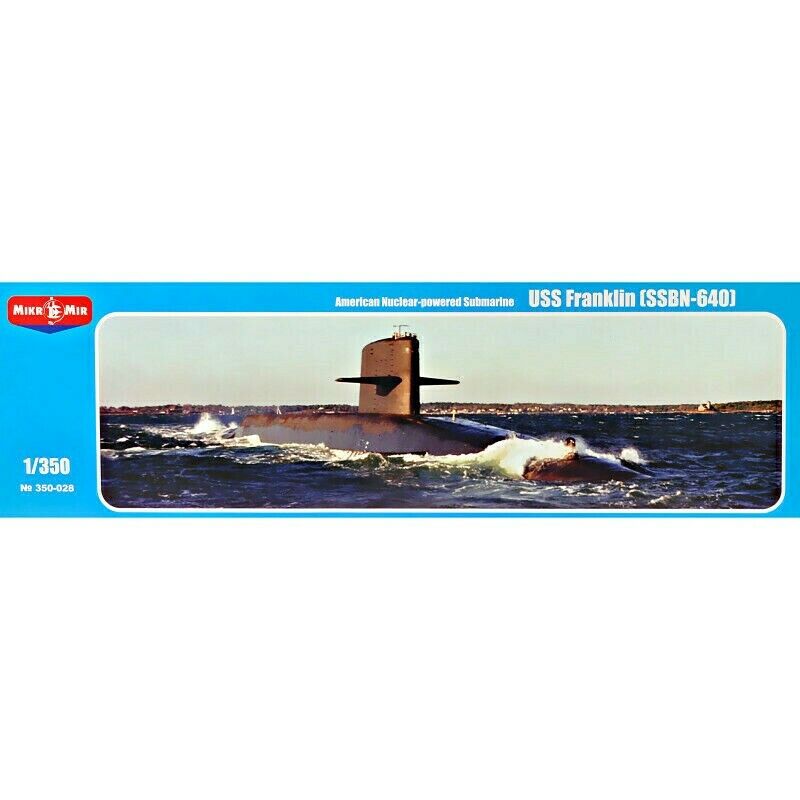 1:350 Сборная модель Подводная лодка SSBN Franklin-класс - 350-028