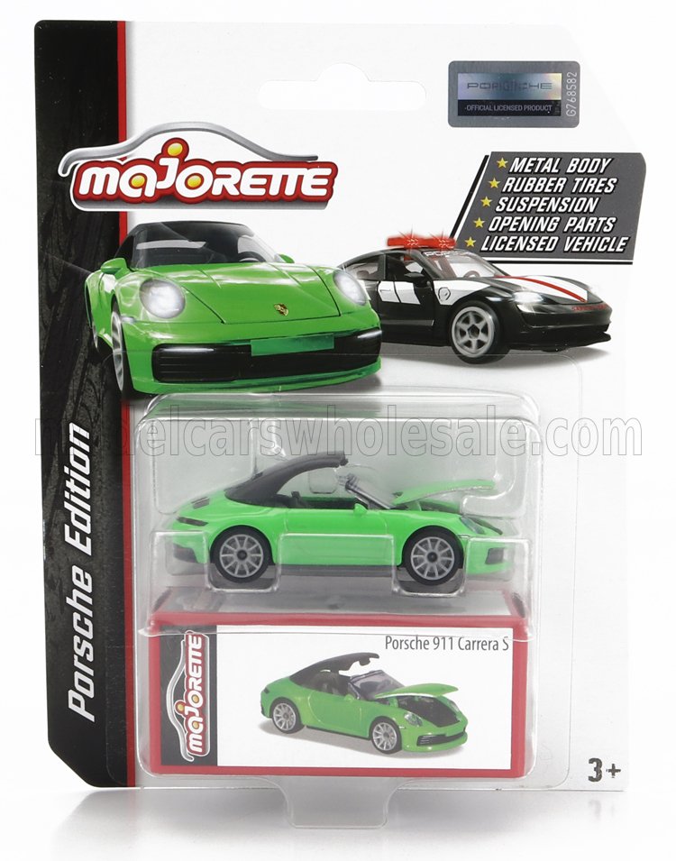 1:64 PORSCHE 911 991 Carrera S Cabriolet (2015), Green - 212053153(173576)