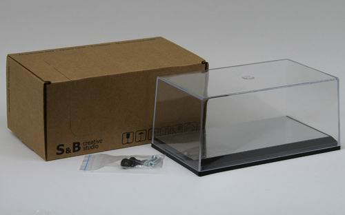 Пластиковый Бокс для моделей зеркальный (155х90х70мм) - SB002