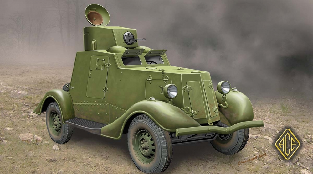 1:48 Сборная модель Бронеавтомобиль ФАИ-М - 48107