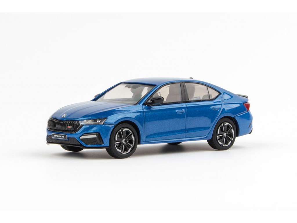 1:43 SKODA Octavia IV RS (2020), Modrá Race Metalíza - 037KD