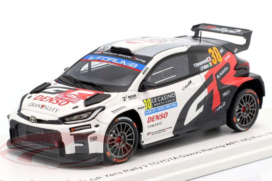 1:43 TOYOTA GR Yaris Rally2 №30 48th Rally Monte Carlo Yuki Yamamoto, James Fulton (2025) - S6900