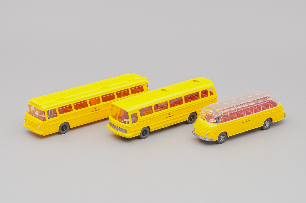 1:87 Postreklame Post-Museum Shop 1993 Bus-Set - LOT01335
