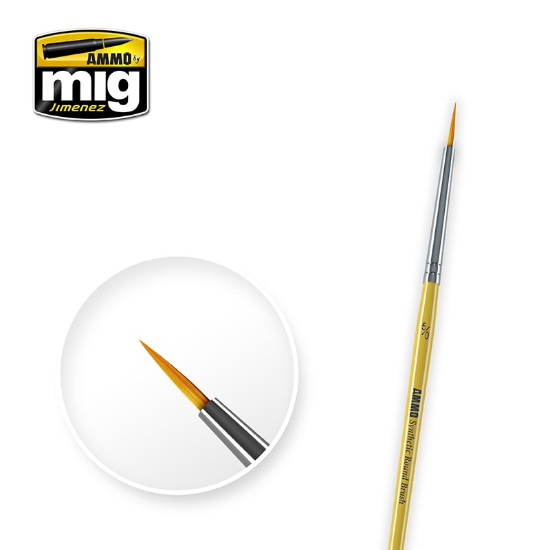 5/0 SYNTETIC ROUND BRUSH - AMIG8610