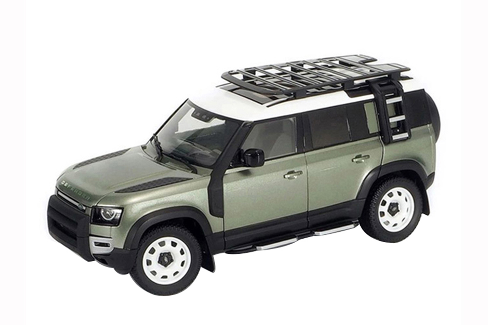 1:18 LAND ROVER DEFENDER 110 WITH ROOF PACK - 2020 - PANGEA GREEN - ALM810804