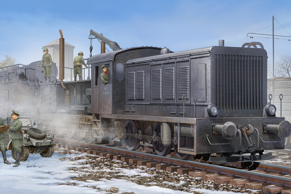 1:72 Сборная модель Локомотив	German WR360 C12 Locomotive - 82913