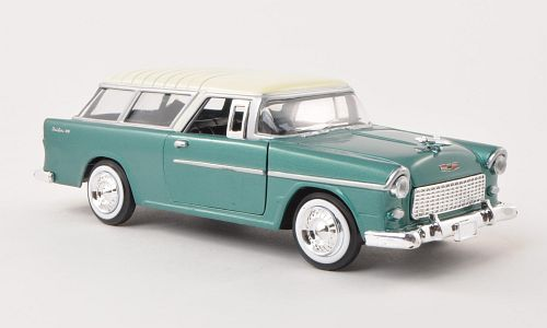 1:24 Chevrolet Bel Air Nomad 1955, green / beige - MOM73248GREEN