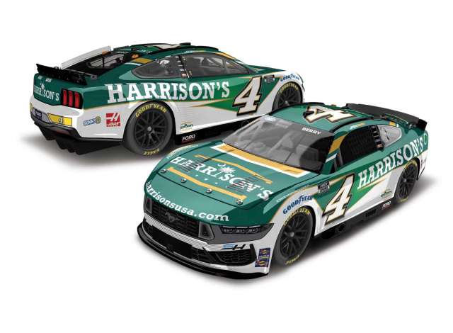 1:64 Ford Mustang #4 Josh Berry *Harrison`s* green/white 2024 - CX42465HARJP