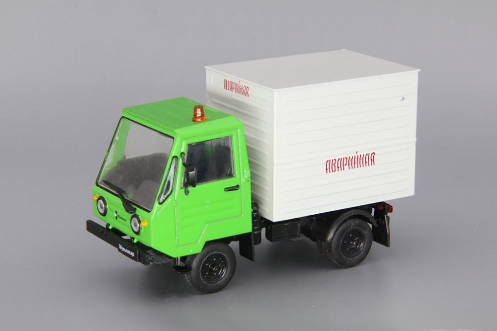 1:43 MULTICAR 25 Мультикар-25 фургон Аварийная ЖКХ, Автомобиль на службе 63, зеленый - ANS063