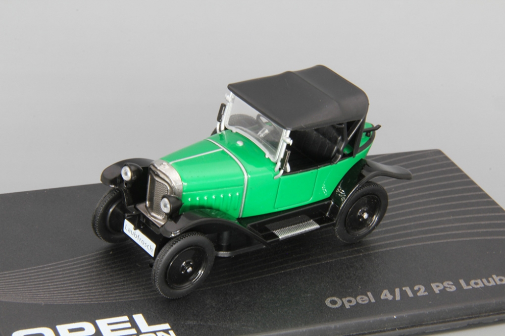 1:43 OPEL 4/12 PS Laubfrosch (1924), green / black - OP22