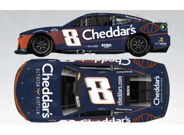 1:64 Chevrolet #8 Kyle Busch *Cheddar`s Blue*, blue/white/red 2025 - CX82561CHSKB
